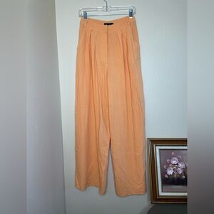 Fore orange wide leg trousers size small